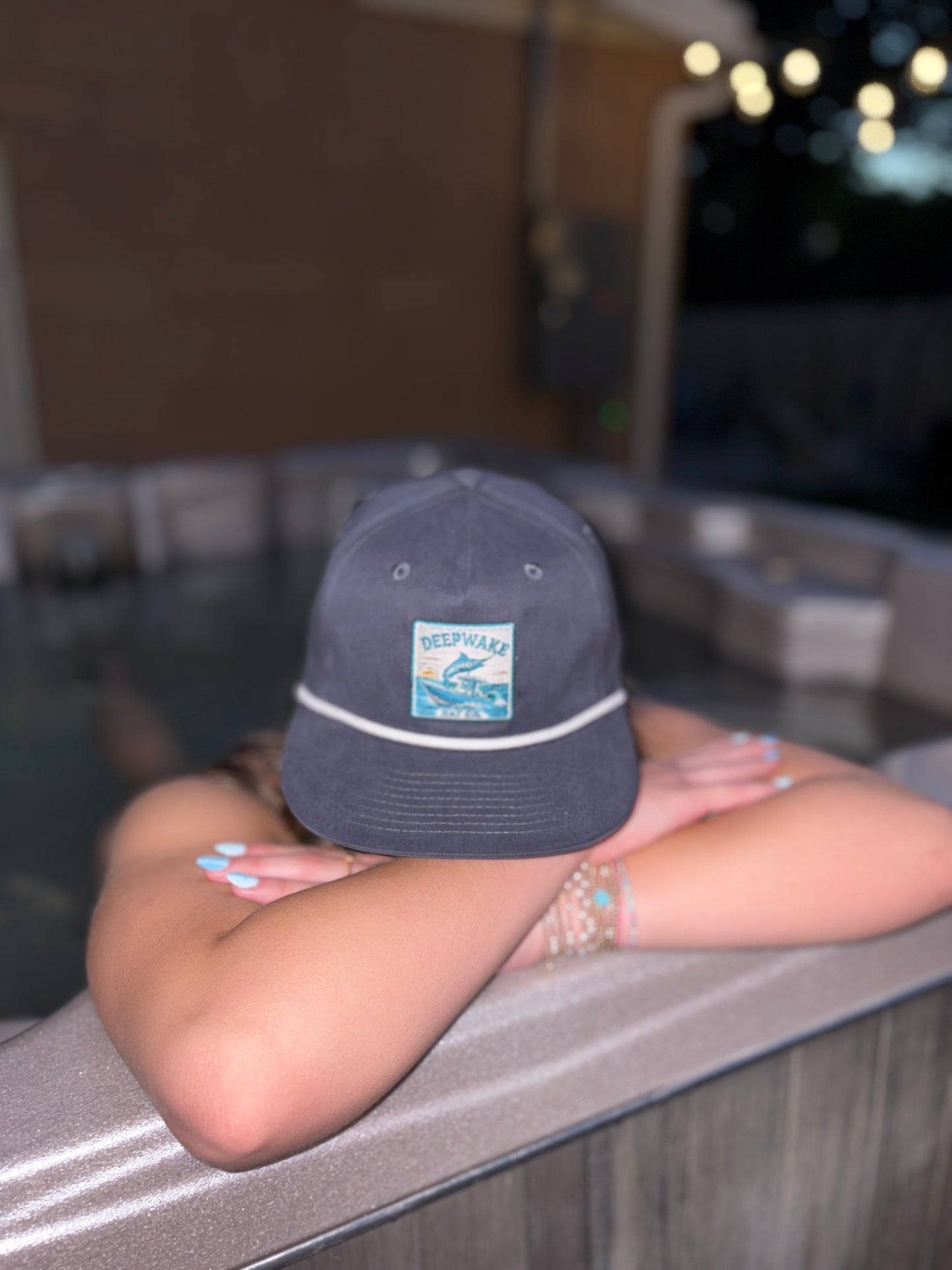 Navy Blue- Offshore Catch Rope Hat
