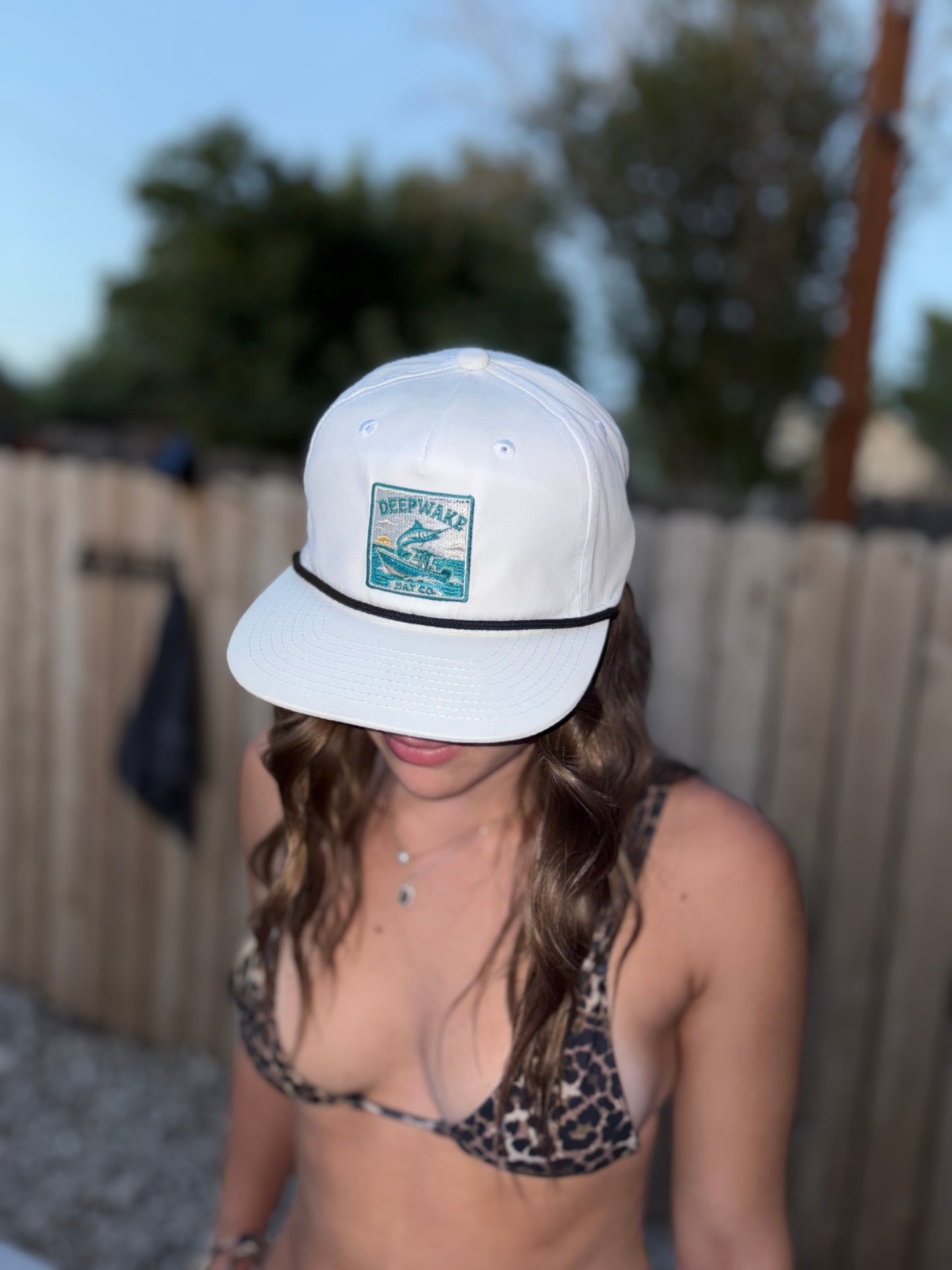 White- Offshore Catch Rope Hat
