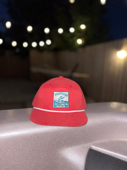 Red- Offshore Catch Rope Hat