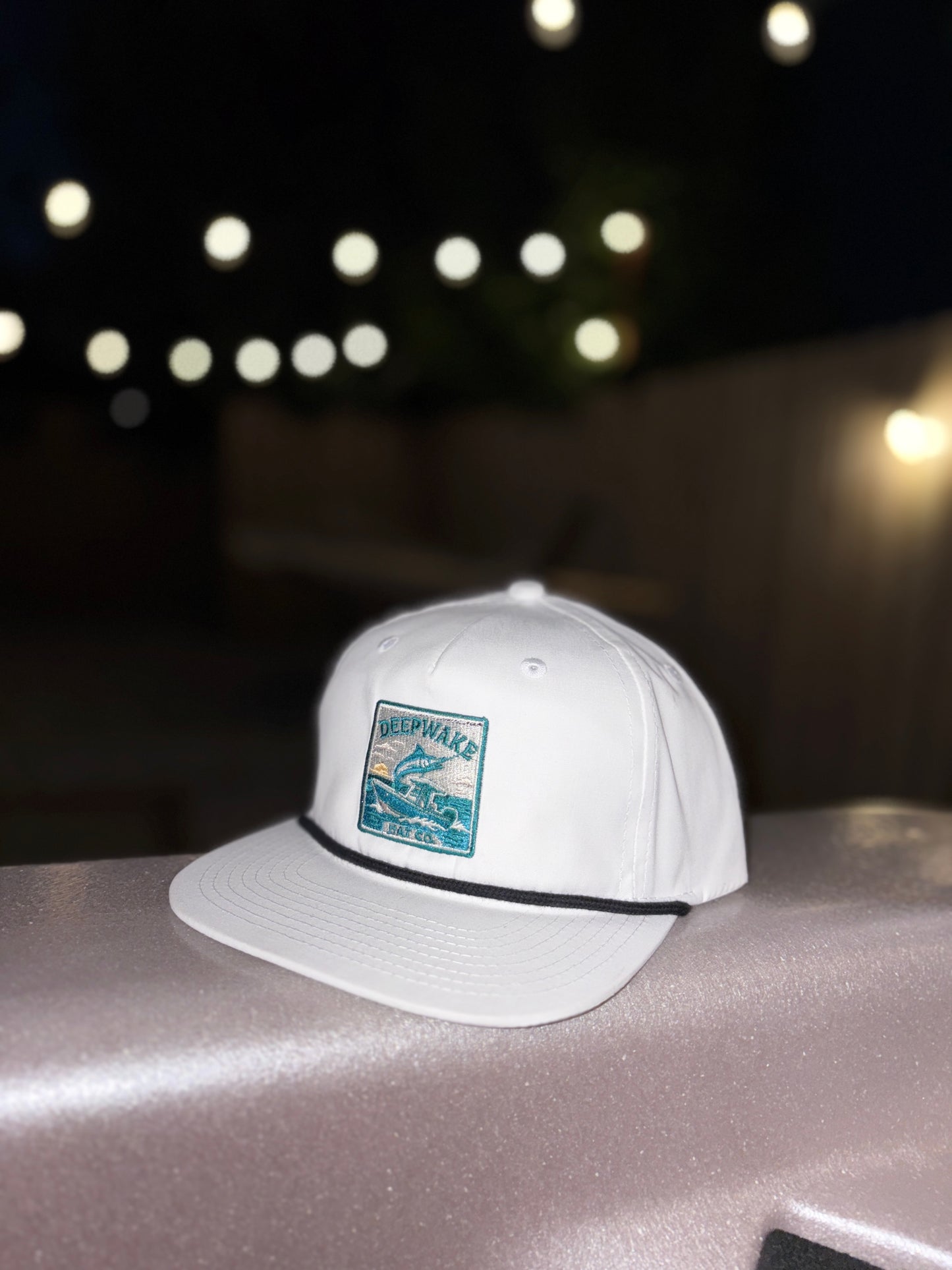 White- Offshore Catch Rope Hat