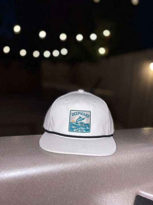 White- Offshore Catch Rope Hat