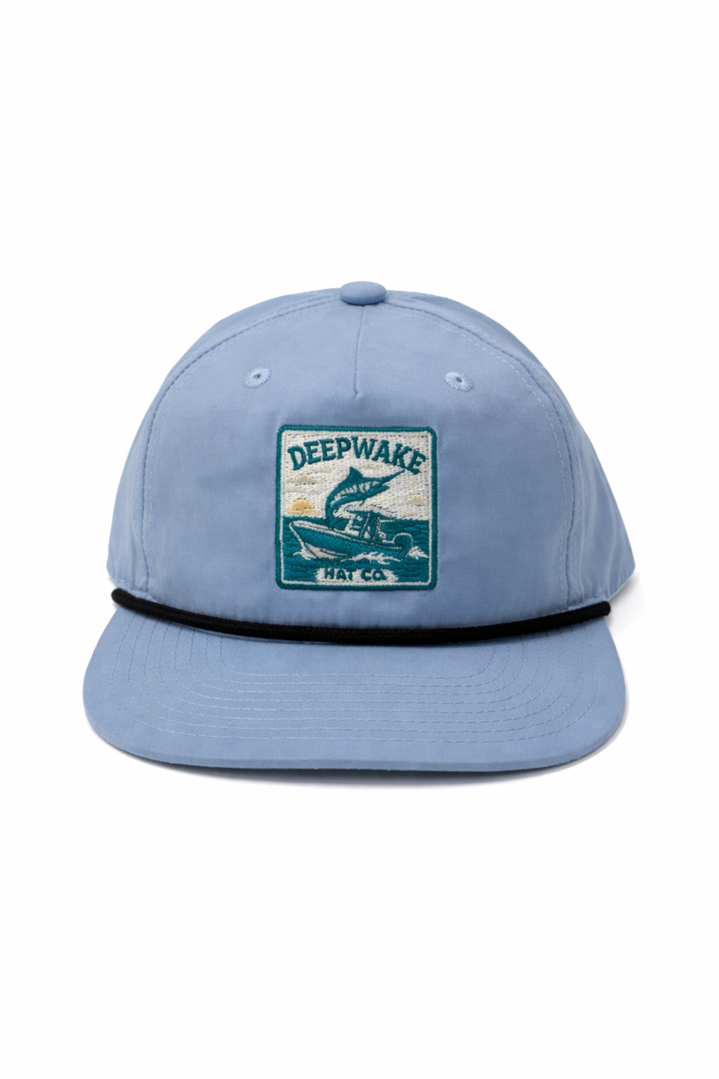 Dusty blue- Offshore Catch Rope Hat – Deepwake Hat Co.