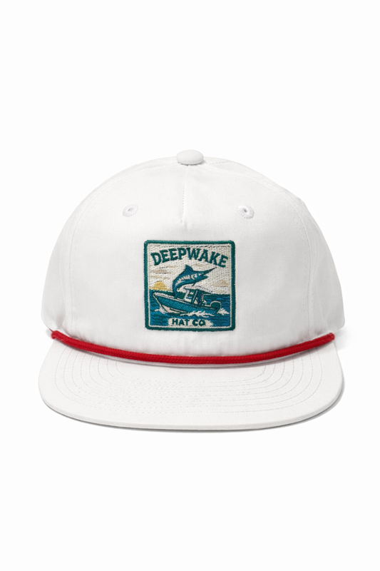 White- Offshore Catch Rope Hat