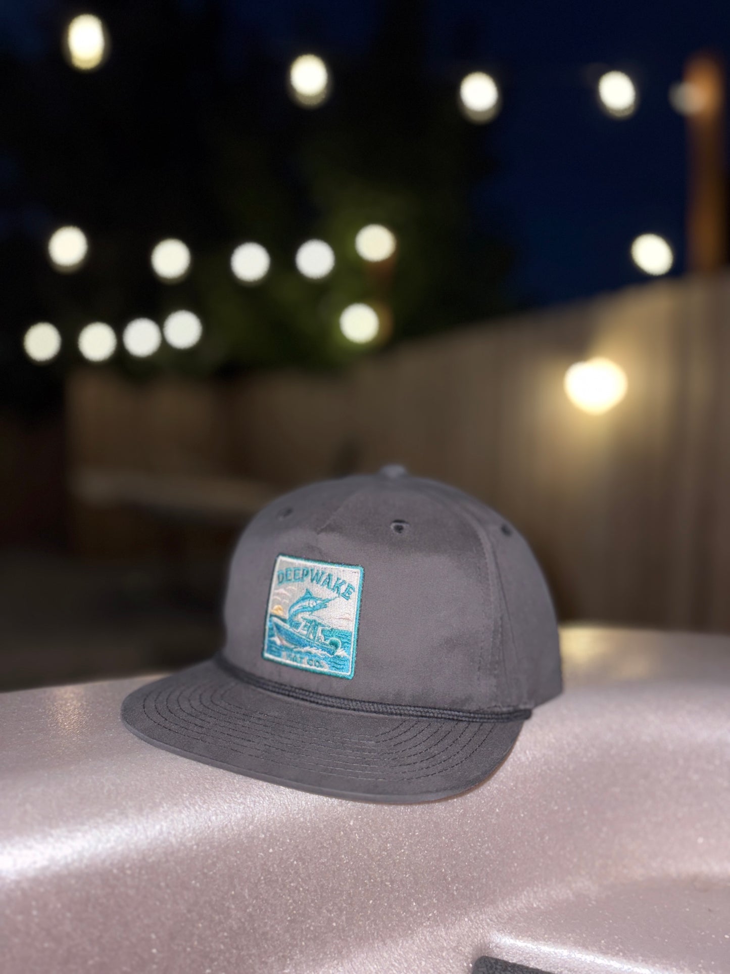 Black - Offshore Catch Rope Hat