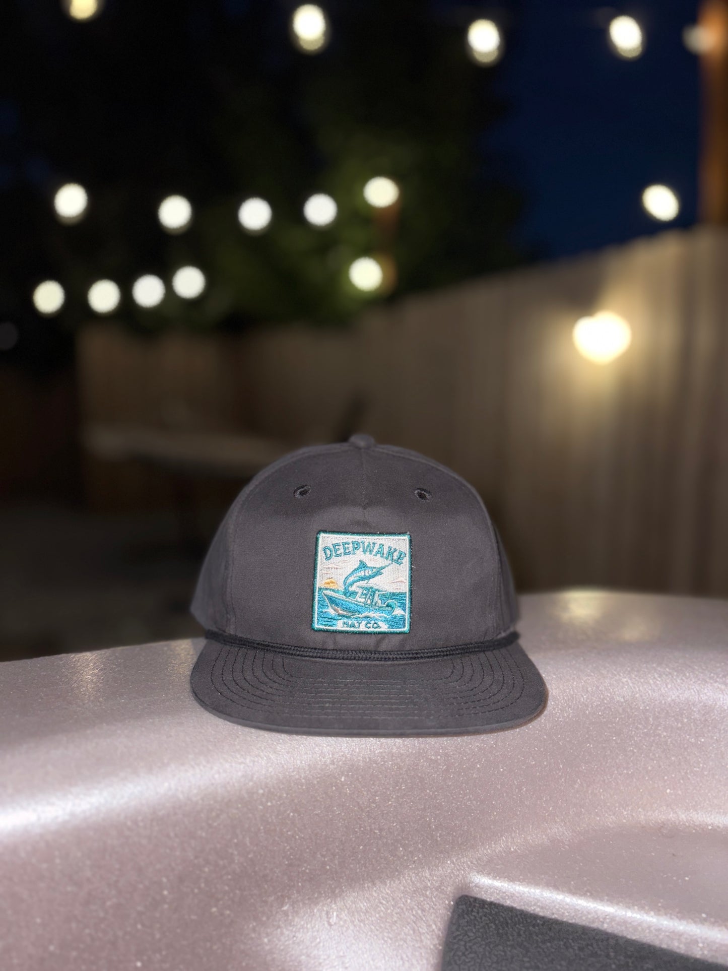 Black - Offshore Catch Rope Hat