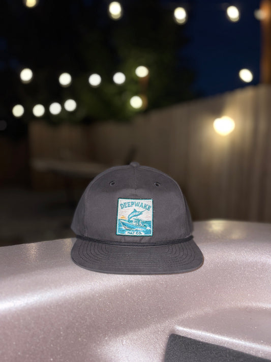 Black - Offshore Catch Rope Hat