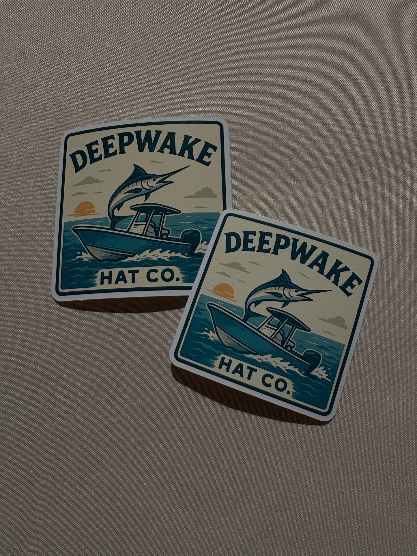 Deepwake Hat Co. Stickers