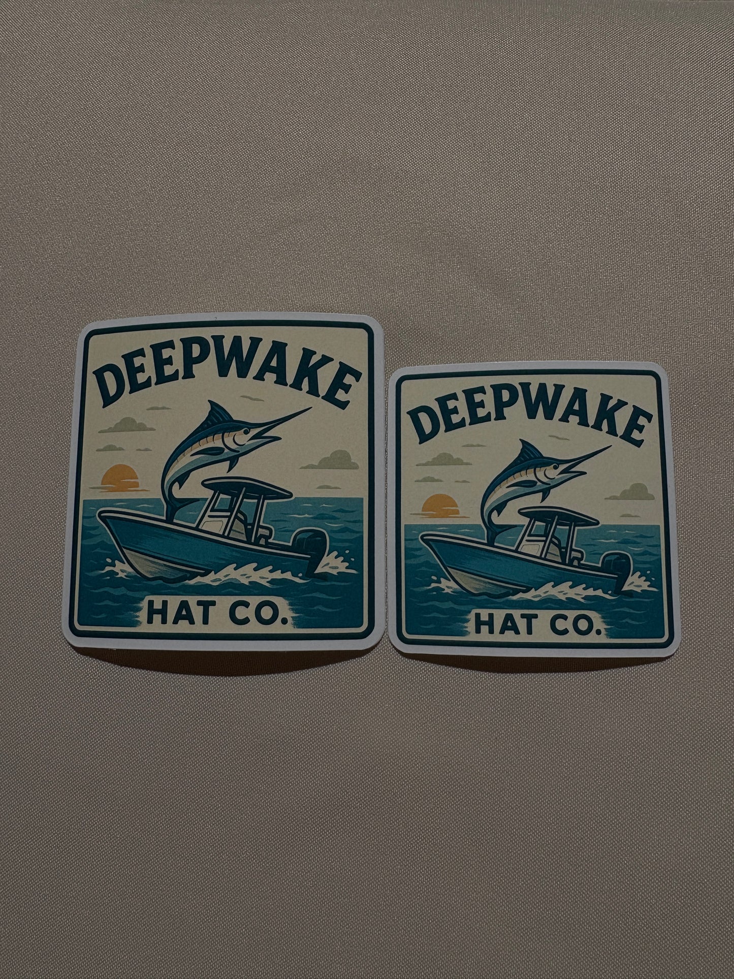 Deepwake Hat Co. Stickers