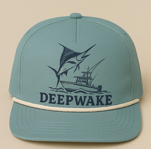Dusty blue- Offshore Catch Rope Hat
