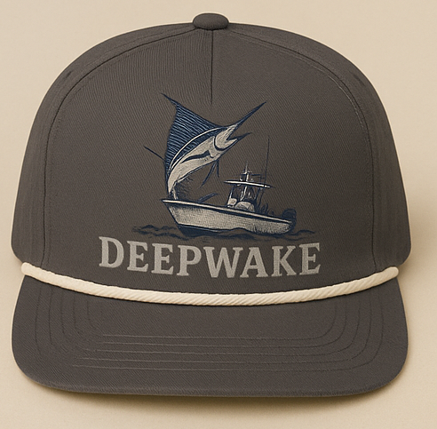 Dark Grey- Offshore Catch Rope Hat